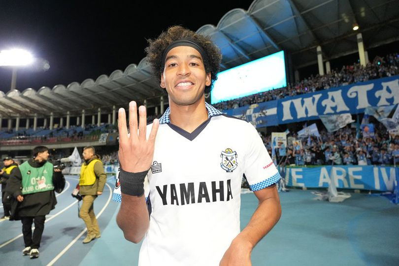 Penyerang Jubilo Iwata, Ryo Germain (c) J.LEAGUE - all rights reserved